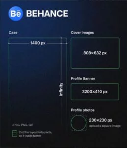 medias para publicar en Behance Behance
