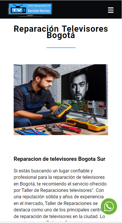 Reparación de  televisores y computadores  Bogotá